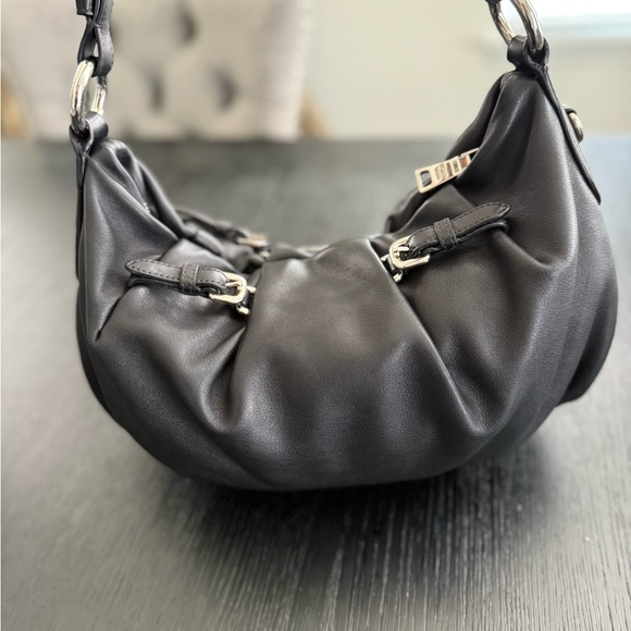 Prada Black Leather Hobo Bag - Picture 4 of 8